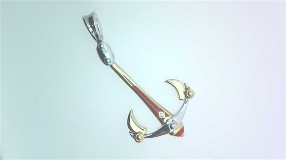 Pendente Arcadia Uomo in Oro ANCORA ARCADIA P N/Z 5.30 BG - ANCORA ARCADIA P N/Z 5.30 BG